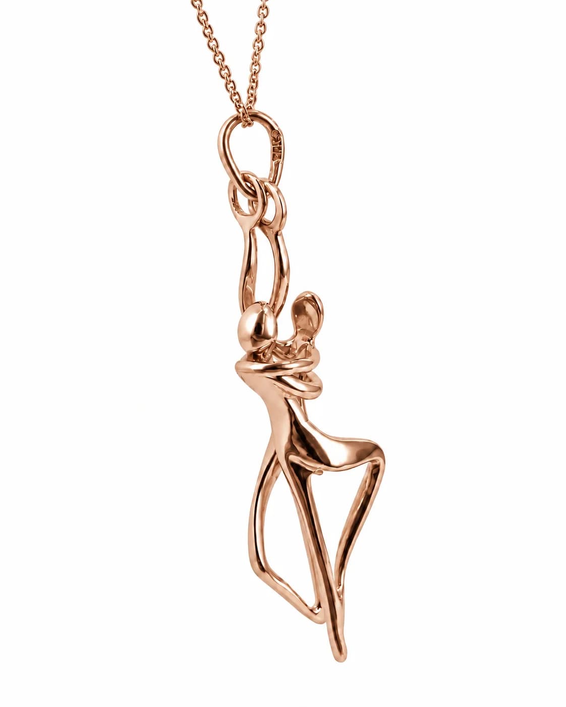 Кулон из розового золота 14K - 2
